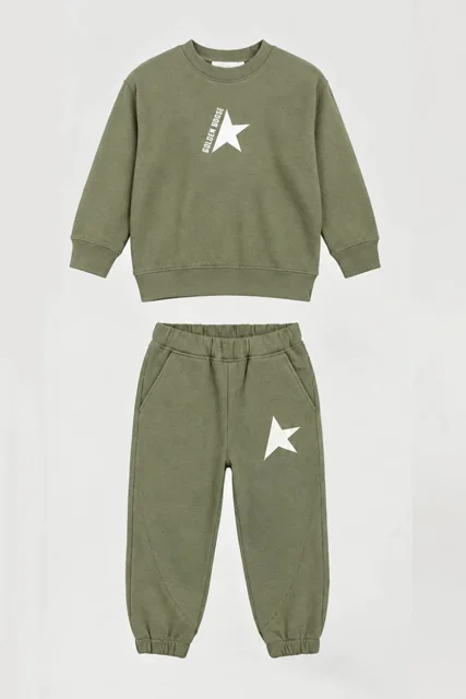 ست دورس و شلوار مدل golden goose